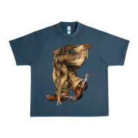 Midnight Navy Cowboy boots western Urban Heavy Tee - HowdyJamesFarm