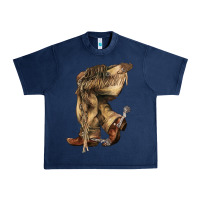 Navy Cowboy boots western Urban Heavy Tee - HowdyJamesFarm