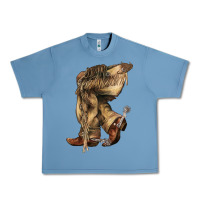 Pebble Blue Cowboy boots western Urban Heavy Tee - HowdyJamesFarm