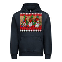 Navy Christmas gnomes Urban Hoodie - BarkalooDesign