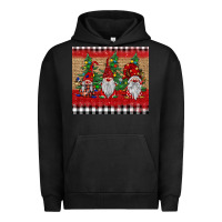 Pigment Black Christmas gnomes Urban Hoodie - BarkalooDesign