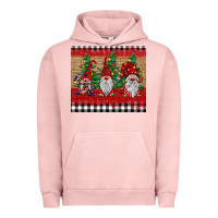 Pigment Salmon Christmas gnomes Urban Hoodie - BarkalooDesign