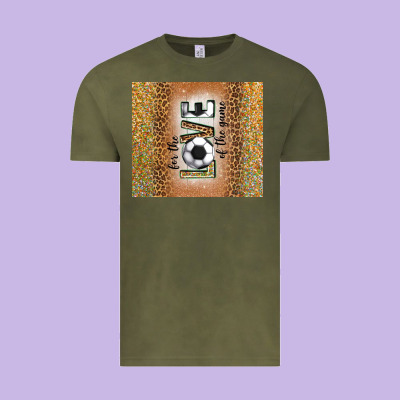 For The Love Of The Game With Soccer Tumbler Tbs Vintage Tee Designed By Tumblerdesignbyshophia