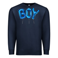 Navy Balloon Boy Premium Sweatshirt - Artiststas