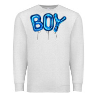 Oatmeal Heather Balloon Boy Premium Sweatshirt - Artiststas