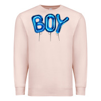 Pale Pink Balloon Boy Premium Sweatshirt - Artiststas