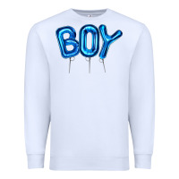 White Balloon Boy Premium Sweatshirt - Artiststas