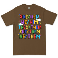 Cacao pride pronouns Premium Tee - Artiststas