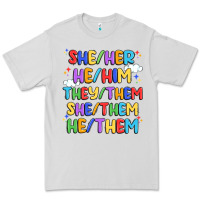 Dove Grey pride pronouns Premium Tee - Artiststas