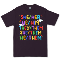 Plum pride pronouns Premium Tee - Artiststas