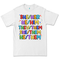 White pride pronouns Premium Tee - Artiststas
