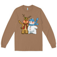 Toasted Coconut christmas reindeer snowman Long Sleeve Tee - CowGirlArtShop