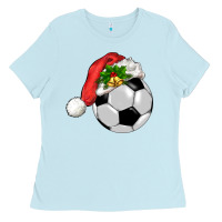 Baby Blue Christmas sports Ladies Tee - BarkalooDesign