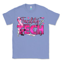 Colony Blue Breast Cancer Facility Tech Classic Tee - texasbilliewilder