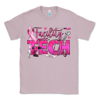 Lilac Breast Cancer Facility Tech Classic Tee - texasbilliewilder