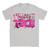 Moon Dust Breast Cancer Facility Tech Classic Tee - texasbilliewilder