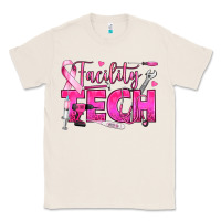 Natural Breast Cancer Facility Tech Classic Tee - texasbilliewilder