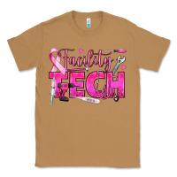 Toasted Coconut Breast Cancer Facility Tech Classic Tee - texasbilliewilder