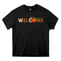 Black welcome pumpkin Heavy Core Tee - BundleAndBundleShop