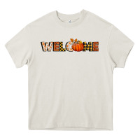 Cream welcome pumpkin Heavy Core Tee - BundleAndBundleShop