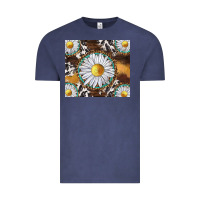 Vintage Denim western daisy and cowhide tumbler tbs Vintage Tee - TumblerDesignByShophia
