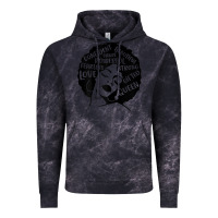 Cloud Black Womens Strong Black Woman Afro Message Vintage Hoodie - lanVoArt