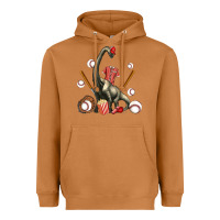 Meerkat brachiosaurus with baseball Heavyweight Hoodie - Artiststas
