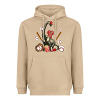 Mushroom brachiosaurus with baseball Heavyweight Hoodie - Artiststas