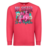 Cardinal Breast Cancer My Sister Is A Fighter Premium Sweatshirt - Artiststas