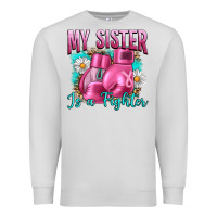 Dove Grey Breast Cancer My Sister Is A Fighter Premium Sweatshirt - Artiststas