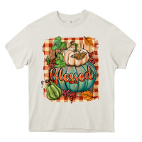 Cream Blessed Heavy Core Tee - BundleAndBundleShop