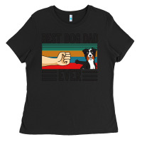 Black Best Dog Dad Ever Ladies Tee - Bettercallsaul