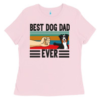Bubblegum Pink Best Dog Dad Ever Ladies Tee - Bettercallsaul