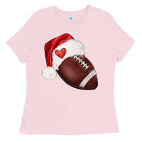 Bubblegum Pink christmas sports Ladies Tee - BarkalooDesign