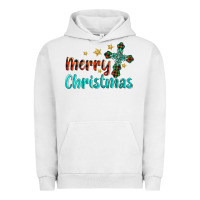 Pigment Lunar Rock merry christmas turquoise gemstones cross Urban Hoodie - BarkalooDesign