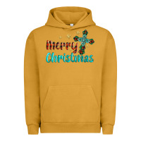 Pigment Peanut Butter merry christmas turquoise gemstones cross Urban Hoodie - BarkalooDesign