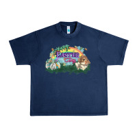 Navy Happy Easter Day rainbow Urban Heavy Tee - HowdyJamesFarm