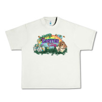Pistachio Happy Easter Day rainbow Urban Heavy Tee - HowdyJamesFarm
