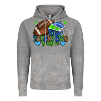 Cloud Rock Touchdown season American football green and blue Vintage Hoodie - HowdyJamesFarm