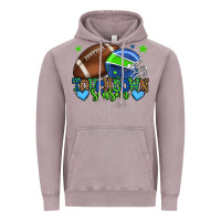 Vintage Zinc Touchdown season American football green and blue Vintage Hoodie - HowdyJamesFarm