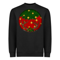 Black christmas Heavyweight Sweatshirt - BundleAndBundleShop