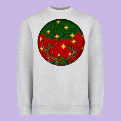 Christmas Heavyweight Sweatshirt Designed By Bundleandbundleshop