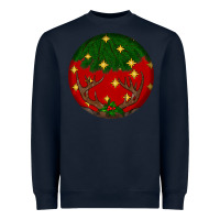 Navy christmas Heavyweight Sweatshirt - BundleAndBundleShop