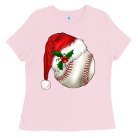 Bubblegum Pink christmas sports Ladies Tee - BarkalooDesign