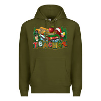 Army Green Christmas Teacher Premium Hoodie - FaDigitalArtStudio