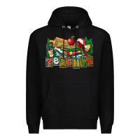 Black Christmas Teacher Premium Hoodie - FaDigitalArtStudio