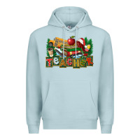 Blue Mist Christmas Teacher Premium Hoodie - FaDigitalArtStudio