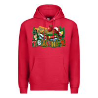 Cardinal Christmas Teacher Premium Hoodie - FaDigitalArtStudio