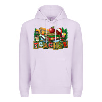 Lilac Christmas Teacher Premium Hoodie - FaDigitalArtStudio