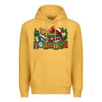 Mustard Christmas Teacher Premium Hoodie - FaDigitalArtStudio
